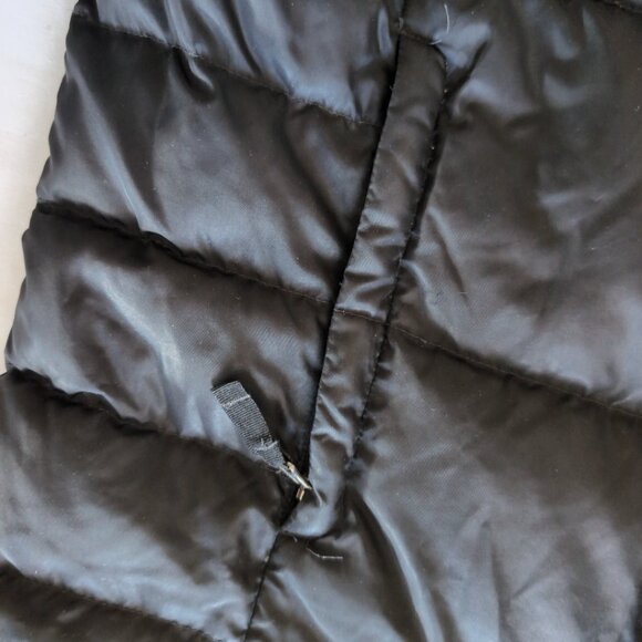 Eddie Bauer Women's Black Long Down Jacket Parka FUR HOOD DOWN FILLING, Large - Picture 7 of 11